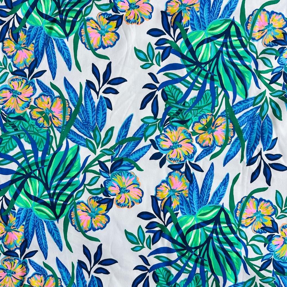 Lilly Pulitzer Tropical Floral Print Fabric